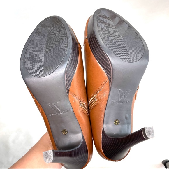 Worthington Brown Ankle Boots Stiletto - 9 - Picture 11 of 13